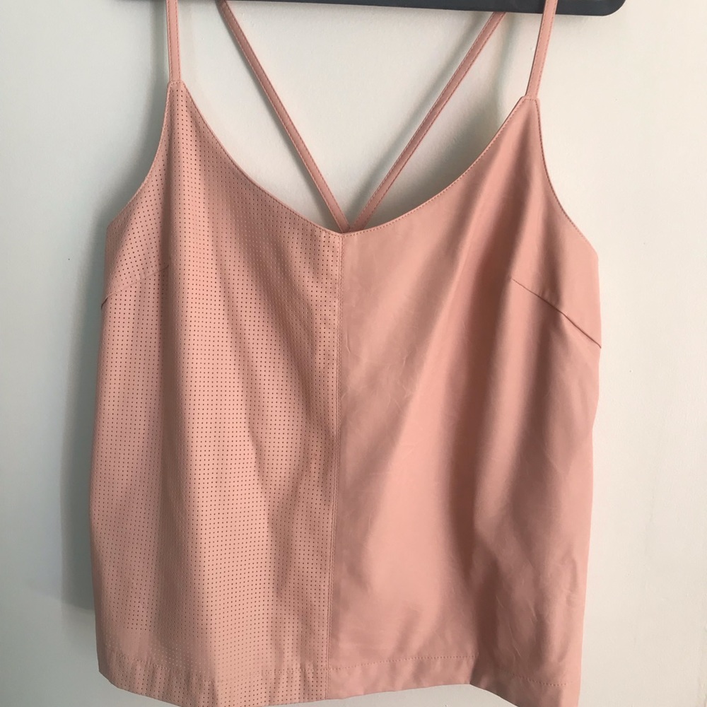 Asos Real leather generous size 14 tank top